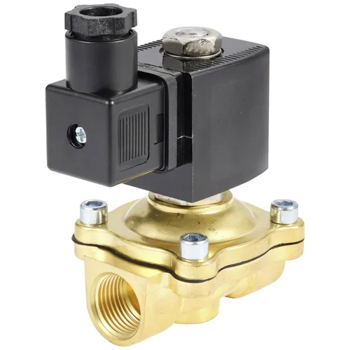 TRU COMPONENTS TC-2W3112GBN-DC24V Servogesteuertes Ventil 24 V/DC G 3/8 - Magnetventil für präzise Steuerung, ideal für automatisierte Systeme und Anwendungen mit 24 V/DC.