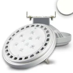 ISOLED AR111 G53 Spot mit Linsenoptik, 11W 4000K - Energiesparlampe mit 1010lm Lichtstrom, ideal für den Innenbereich, flickerfrei und TÜV Rheinland geprüft für höchste Sicherheit.