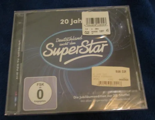 Jahre DSDS (CD/DVD) 20 - 20 Jahre DSDS (CD/DVD), feiere die besten Momente und Hits aus zwei Jahrzehnten deutscher Musikgeschichte.