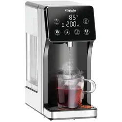 Bartscher Heißwasserbereiter D 3000 - 3L Wasserkocher, digitales Design mit Temperaturregelung von 40°C bis 100°C für individuelle Bedürfnisse