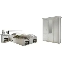 Furn.Design Schlafzimmer-Set 'Hooge' in Weiß
