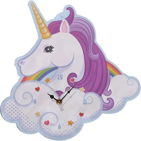 Einhorn Wanduhr 