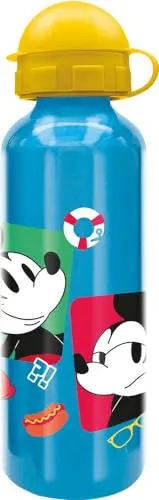 Tataway Disney Mickey Mouse Mickey Mouse Mickey Mouse blaue Kinderflasche 530 ml mit Ausguss und Schutzverschluss