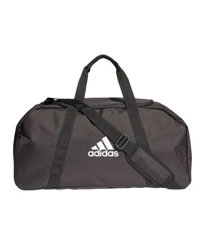 adidas Performance Tiro Duffle Bag M mit Schultergurt - Handtaschen – Atmungsaktive Sporttasche in Rot, ideal für Trainingskleidung und Equipment, bietet hohen Stauraum und Komfort durch Schultergurt.