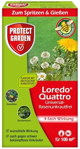 PROTECT GARDEN Loredo Quattro Rasen-Unkrautvernichter 100 ml