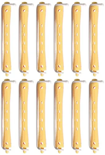 Efalock Kaltwellwickler lang rosa/gelb 8 mm 12er Beutel