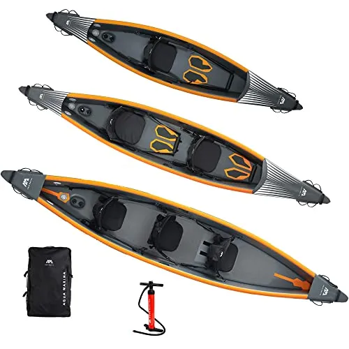 Aqua Marina Kajak aufblasbar Set für 2 Personen Tomahawk AIR-K 14‘5“