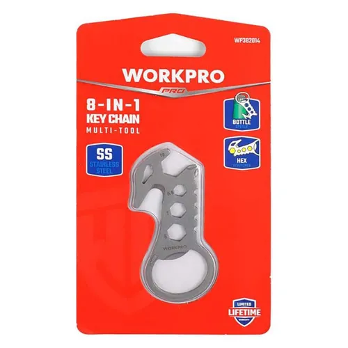 Workpro 8 in 1 edc tool (8 Funktionen) (52722089)