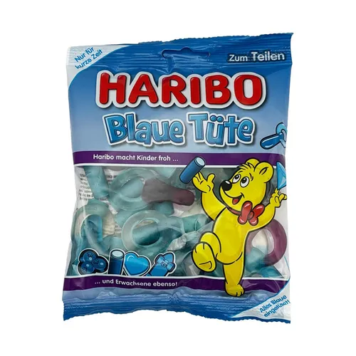 Produktbild HARIBO Blaue Tüte Fruchtgummi mit Schaumzucker 175g
