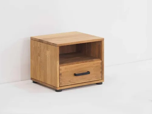 Massa Nachttisch Eichenholz Natur 46 x 32 x 38 cm