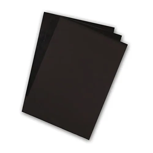 Premium Flex Plotterfolie DIN A4 Textil-Bügelfolie, Farbe:Schwarz