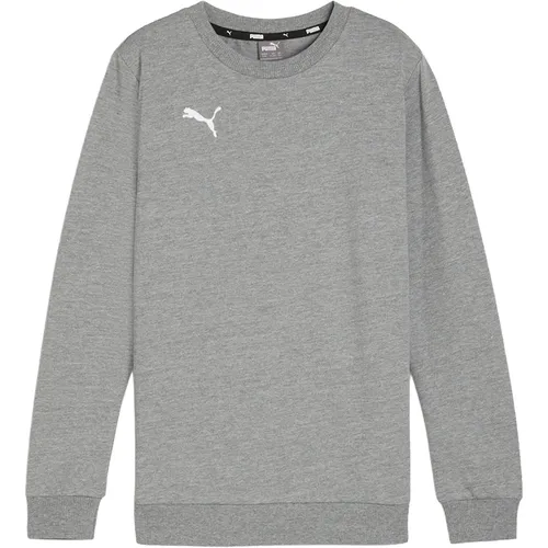 PUMA teamGOAL Casuals Crew Neck Sweat Jr - Outdoor Hoodies für Kinder, hält kühl und bequem mit hochwertigem Material für zusätzlichen Komfort.