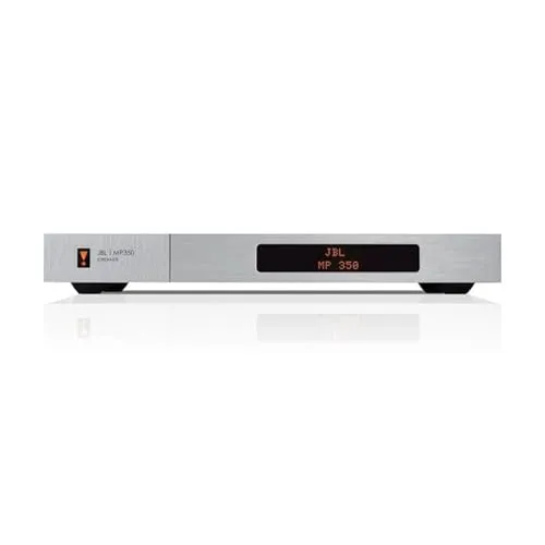 JBL MP350 - High-Res-Musikstreamer für ultimatives Klangerlebnis - Internet-TV & Media Streamer, bietet hochauflösenden Musikstreaming und überzeugt mit edlem Design in Silber.