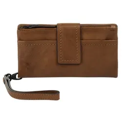 Geldbörse X-ZONE, braun (cognac) aus Leder