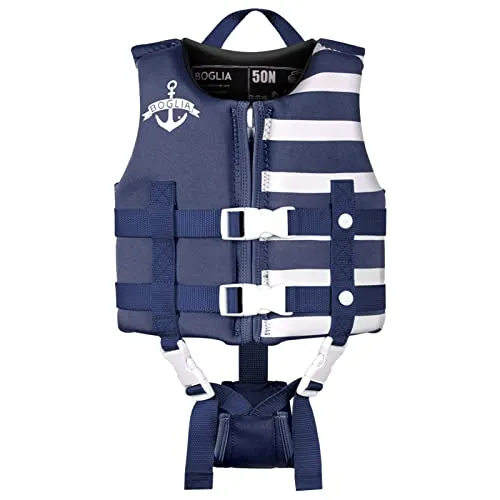 Kleinkind Schwimmjacke, Floaties für Kleinkinder, Floating Badeanzug Badebekleidung mit verstellbarem für Unisex-Kinder tiefes Blau S