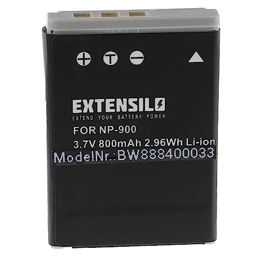 EXTENSILO 1x Akku kompatibel mit Medion MD6331, MD85700, MD85801, MD85820, MD85867 Kamera (800mAh, 3,7V, Li-Ion)