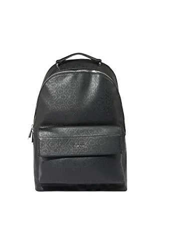 Calvin Klein Minimalism Mono Flap Pocket Backpack in schwarz von Calvin Klein