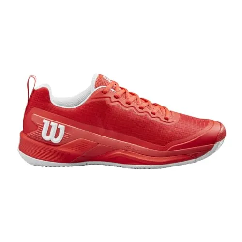 Wilson Rush Pro 4.5 Cly - Sandplatzcourt Tennisschuh orange 42 2/3 EU - Tennisschuhe in sportlichem Design, ideal für Sandplatz, mit optimaler Dämpfung und Stabilität für höchsten Spielkomfort.