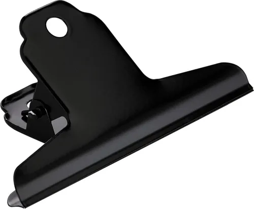 ALCO Büroklammer Briefklemmer 100mm schwarz 10 Stück