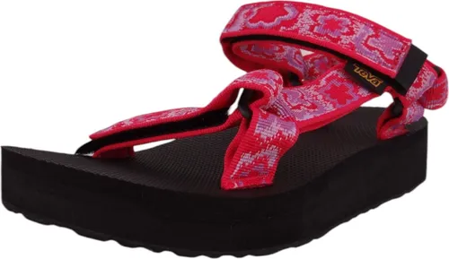 Teva Damen Trekking Sandalen Midform Universal 1090969 Rosa - Sportliche Sandalen für Damen mit komfortablem Klettverschluss. Das leichte Design und die EVA Mittelsohle bieten ein federleichtes Laufgefühl. Ideal für erholsame Sommertage und vielseitig kombinierbar.