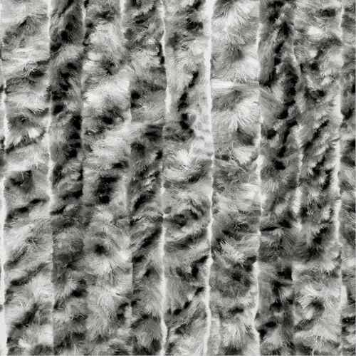 Moritz Flauschvorhang aus Chenille 56 x 185 cm - Türvorhang als Fliegenschutz, ideal für Wohnwagen und Zuhause. Schützt vor Insekten und eindringender Wärme, leicht und dekorativ.