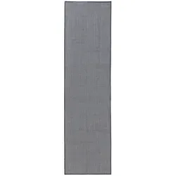 benuta Outdoorteppich, Blau, Kunststoff, Rechteckig, 80x300 cm, wasserabweisend, Teppiche & Böden, Teppiche, Outdoorteppiche