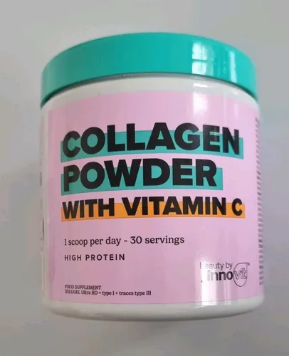 High Protein Collagen Puder (Rind) mit Vitamin C Innovit 300 g