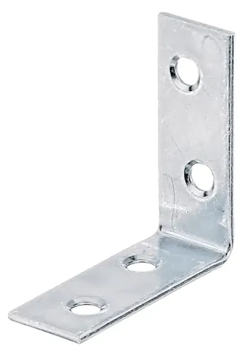 Alberts 849436 Stuhlwinkel | 500er Set, sendzimirverzinkt - Hochwertige Stuhlwinkel aus sendzimirverzinktem Stahl, ideal für stabile Verbindungen. Mit 4 Löchern pro Winkel für einfache Montage und sichere Befestigung.