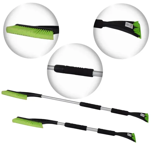 Teleskop Eiskratzer Schneefeger KFZ AUTO BUS LKW 90 - 120 cm lang mit Softgriff