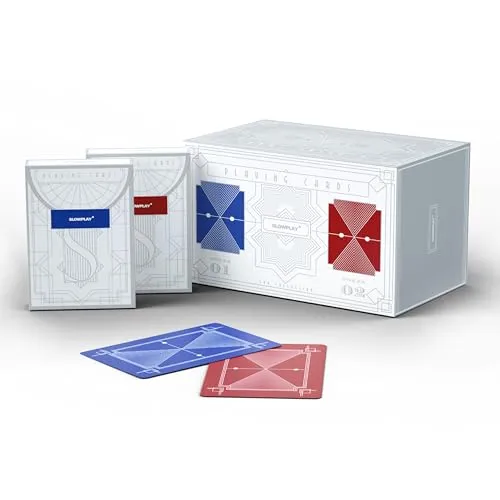 SLOWPLAY 100% Plastik Spielkarten in großen Mengen, 10er Kartendeck Set in Poker Größe, Überlegene Flexibilität & Haltbarkeit, Wasserfest & Waschbar, professionelle Spielkarten für Texas Hold'em Poker