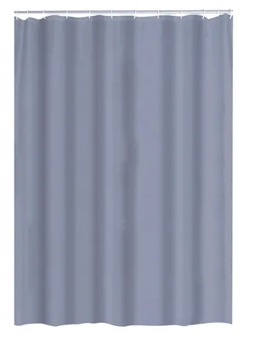 Duschvorhang Textil 180x200 cm Madison anthrazit von Ridder