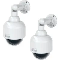 BASI Überwachungskamera Attrappe Dummy Kamera 2-tlg. Set