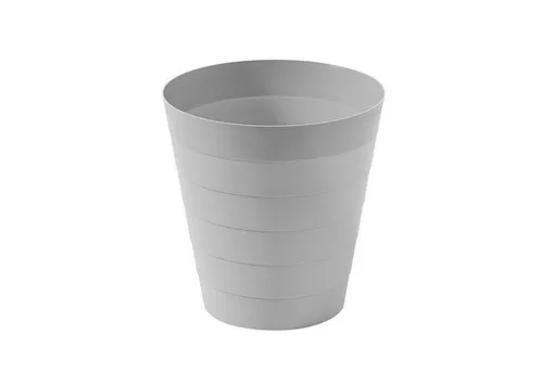 Sinoba Papierkorb moderner Mülleimer Papiereimer 6105 rund, Abfalleimer für Büro Kinderzimmer aus Kunststoff 9 Liter Höhe 25 cm