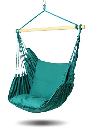 Hängesessel uni petrol XXL – Entspannung für Zuhause - Hängematten & Hängestühle – Genieße das Urlaubsfeeling mit unserem geräumigen Hängesessel, der sich perfekt an deinen Körper anpasst und für maximalen Sitzkomfort sorgt.