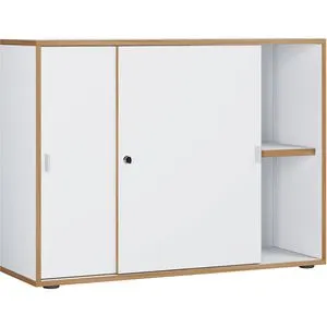 VCM Schiebetürenschrank Salia 920734, abschließbar in weiß von VCM