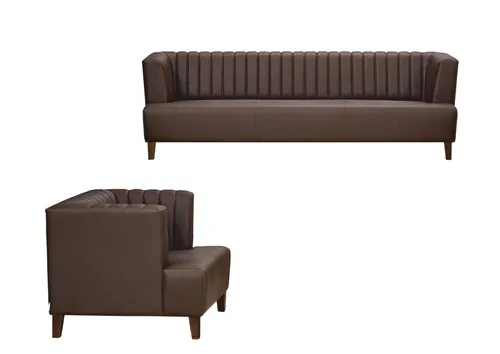 Moderm Sofa Luxus - 3-Sitzer Leder Couch für stilvolles Wohnen - Elegante 3-Sitzer Sofagarnitur aus hochwertigem Leder, ideal für Ihr Wohnzimmer. Mit einer Breite von 210 cm bietet sie Platz für bis zu 4 Personen und sorgt für Komfort und Stil.