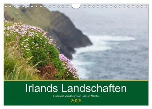 Werner Moller | Irlands Landschaften (Wandkalender 2026 DIN A4 quer),...