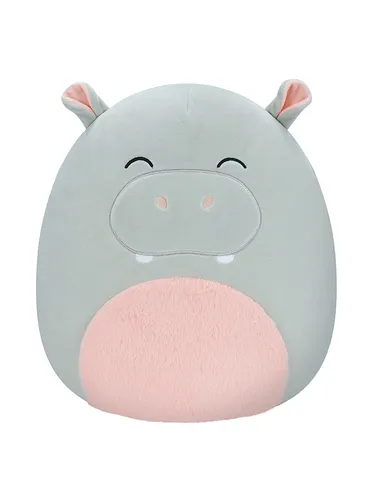 Squishmallows SQCR04133 - Harrison das Nilpferd 30 cm, superweiches Kuscheltier für endlosen Spielspaß und perfekte Reisebegleitung