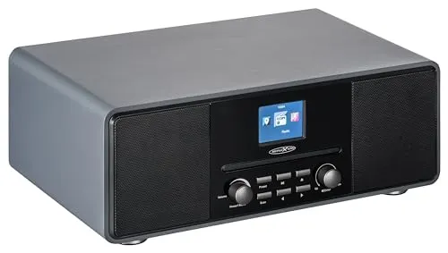 Reflexion HRA19DAB/GR Design DAB+ Radio - DAB+ Radio mit 2x80Watt Leistung, ideal für Musikstreaming und Hörbücher. Hochwertige Verarbeitung und vielseitige Anschlussmöglichkeiten machen es perfekt für jedes Zuhause.