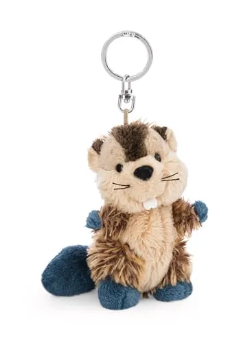 NICI Schlüsselanhänger Biber Harry Woodsnacker 10cm in braun von NICI