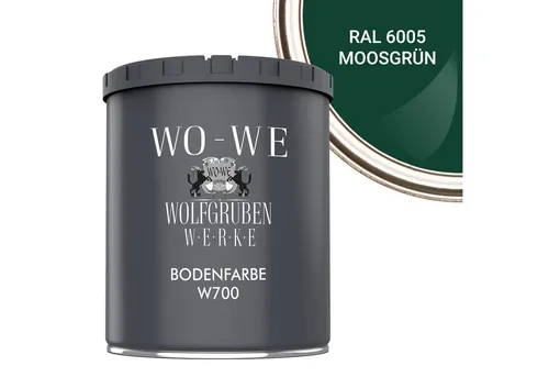 WO-WE Bodenversiegelung Betonfarbe Bodenfarbe Bodenbeschichtung W700, 1-10L, Seidenglänzend