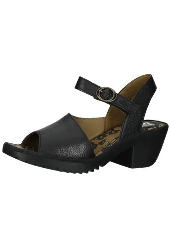 FLY London Sandalen Leder - Wanderschuhe mit gepolsterter Decksohle und praktischem Klettverschluss für optimalen Tragekomfort und atmungsaktives Leder, ideal für lange Tage.