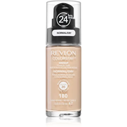 Revlon Cosmetics ColorStay™ SPF 20 langanhaltende Make-up Foundation für normale und trockene Haut Farbton 180 Sand Beige 30 ml