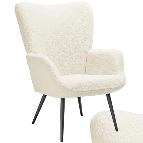 tectake Skandinavischer Stil Ohrensessel von tectake