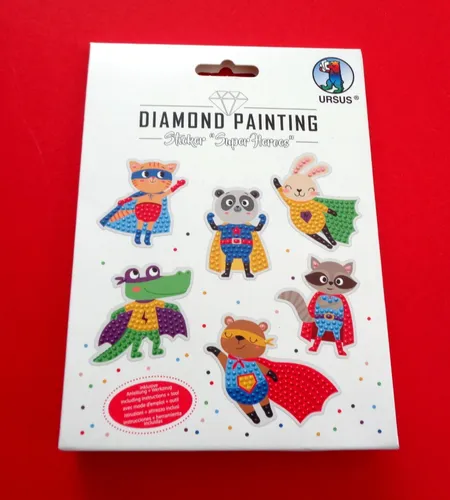 URSUS Diamond Sticker Super Heroes 6 Stick