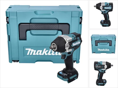 Makita DTW 700 ZJ Akku Schlagschrauber 18 V - Akkuschrauber mit 700 Nm Drehmoment, ideal für anspruchsvolle Anwendungen und ausgestattet mit XPT-Technologie für mehr Langlebigkeit.