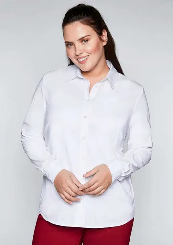 Sheego Klassische Bluse Hemdbluse Langarm von sheego