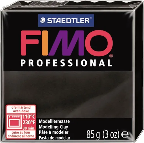 Fimo professional schwarz 85 g in schwarz von STAEDTLER