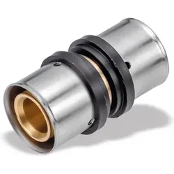 Pipetec Press-Kupplung 26x3 PFK2626 DVGW, TH+U Pressfitting Presskupplung 26 x 3