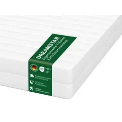 Ergonomische 7-Zonen Kaltschaummatratze | 140 x 190 cm | 16cm | H2 & H3 | DREAMSTAR Easy Flex
